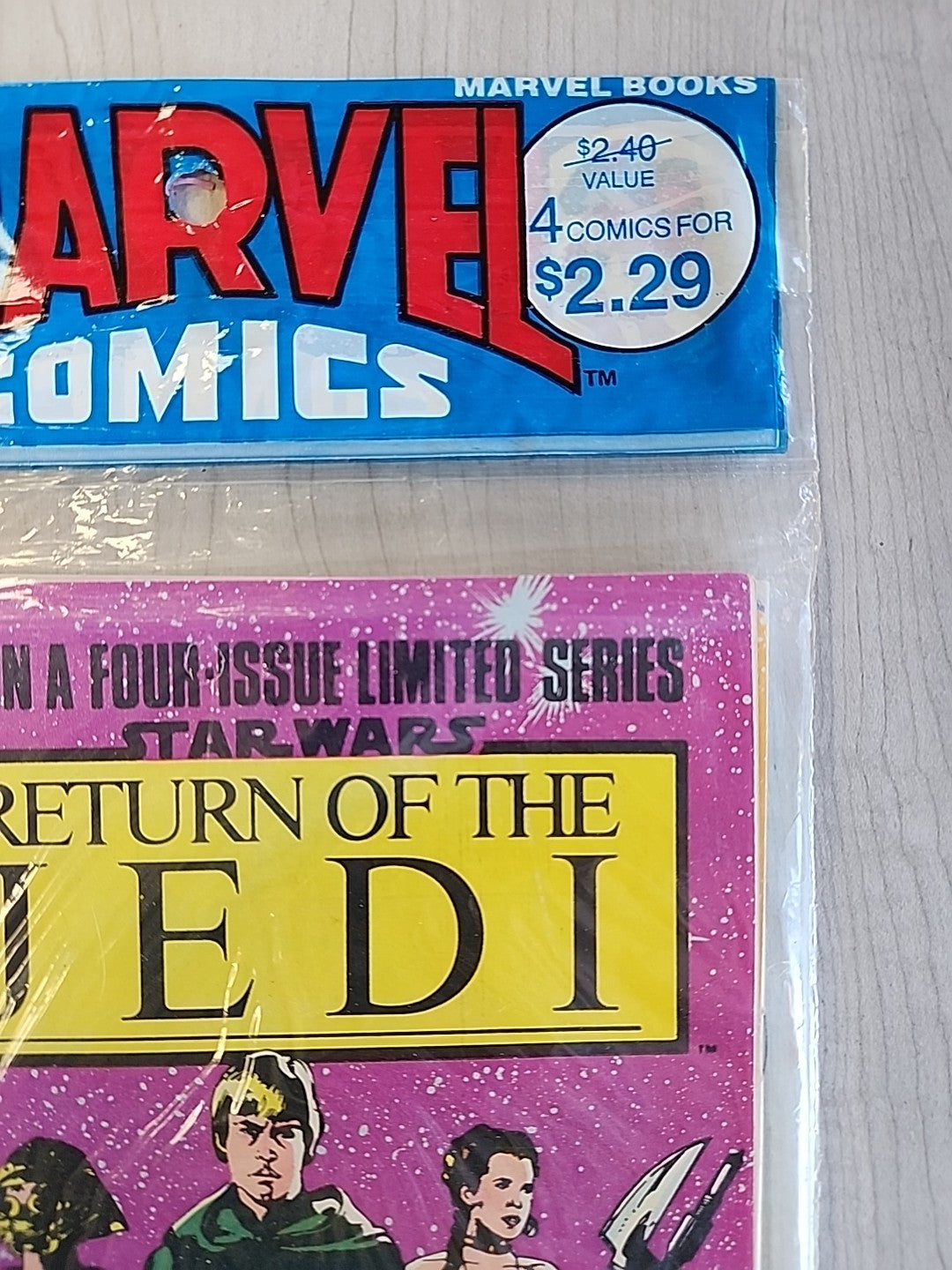 Star Wars Return Of The Jedi # 1‐4 Limited Series Set Sealed Polybag 1983 Marvel