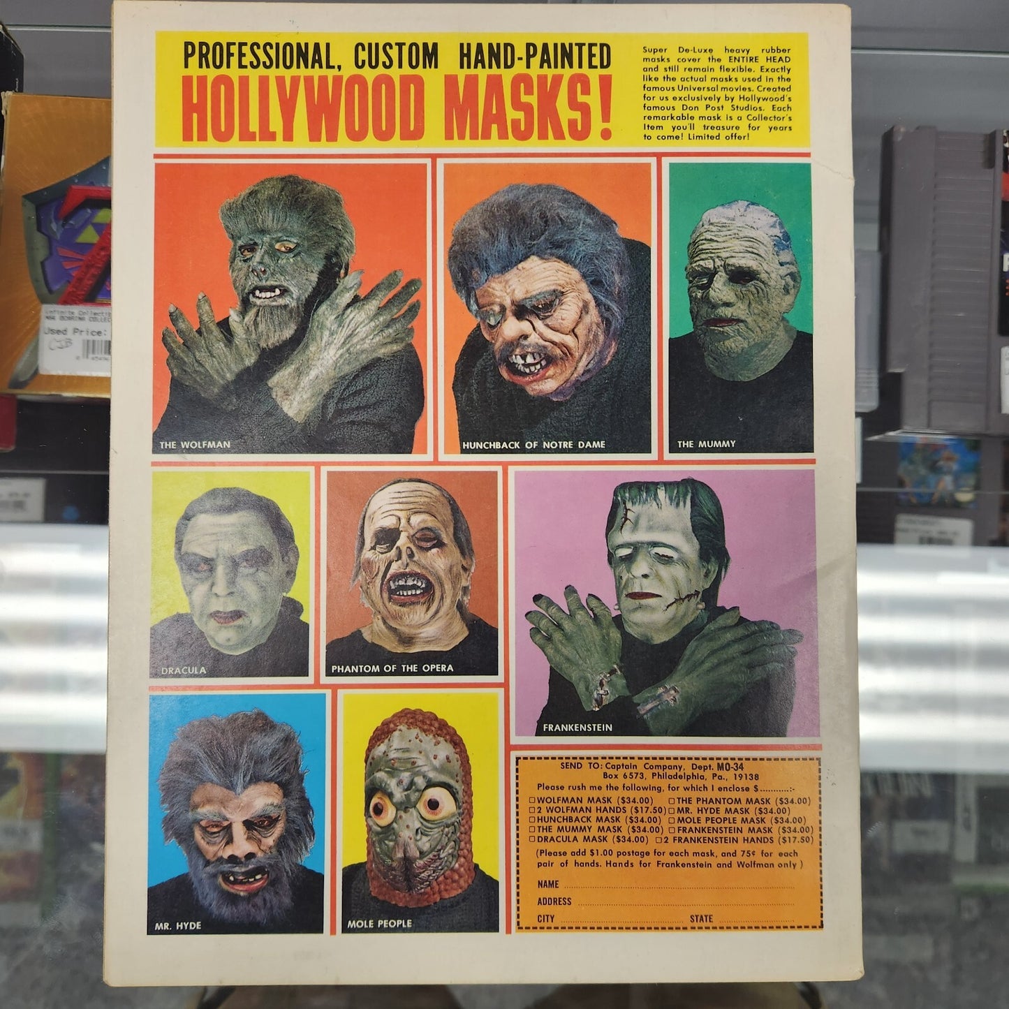 Famous Monsters of Filmland # 34 from 1965 Mr. Hyde cover Forest J Ackerman