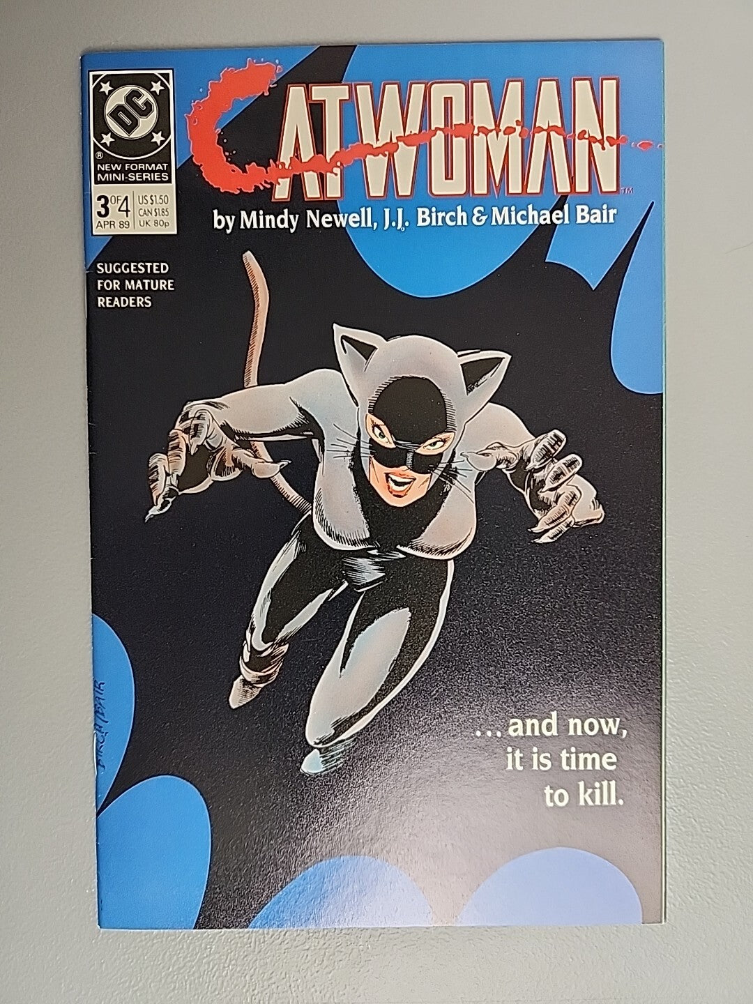 CATWOMAN #1 #2 #3 #4MINDY NEWELL 1-4 Complete Set 1989 DC Comics Batman VF
