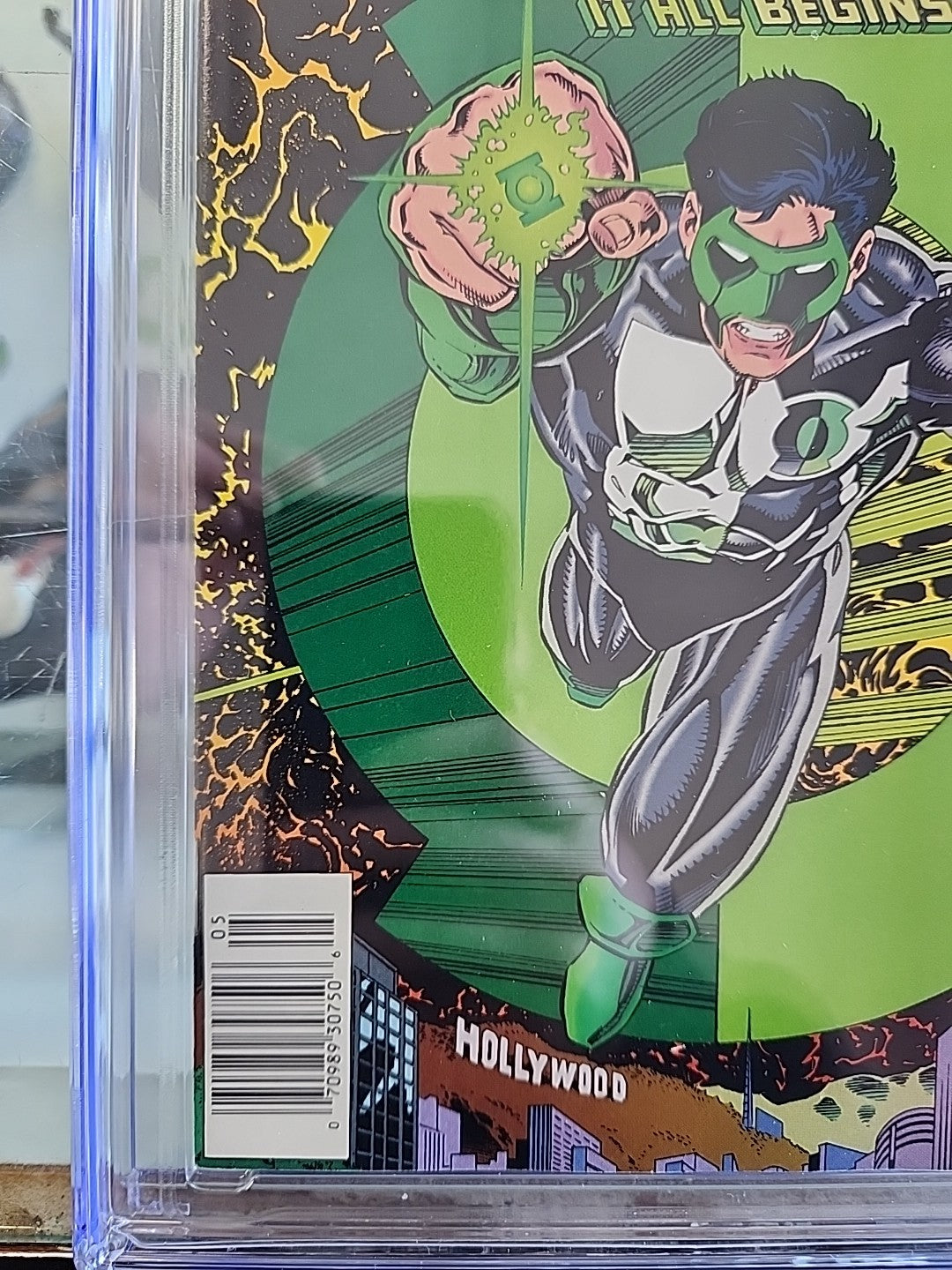 Green Lantern V3 #51 CGC 9.8 WP Newsstand 1st Kyle Rayner's New Costume