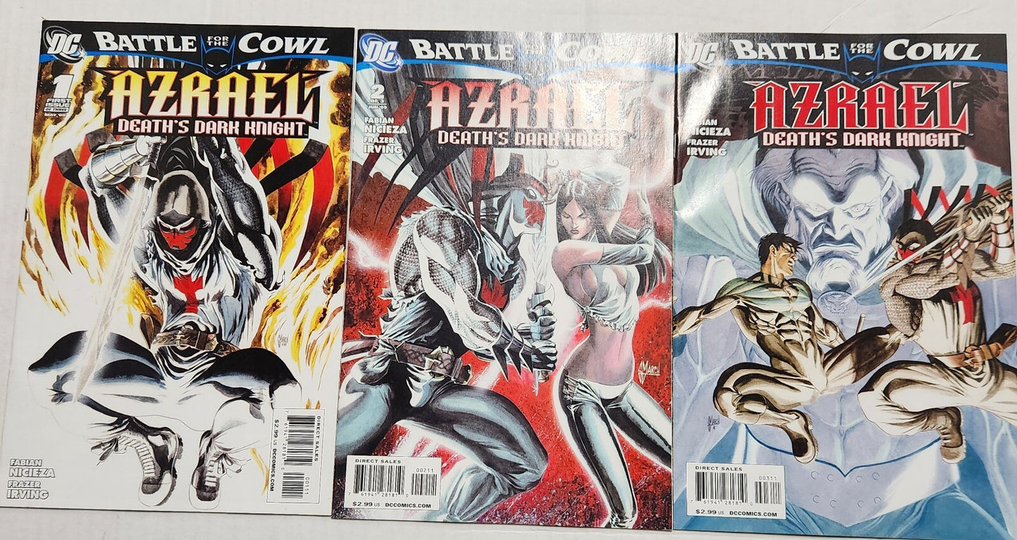 Batman: Battle For The Cowl 2009 #1-3 Plus Tie-in One Shots VF/NM 16 Book Lot DC