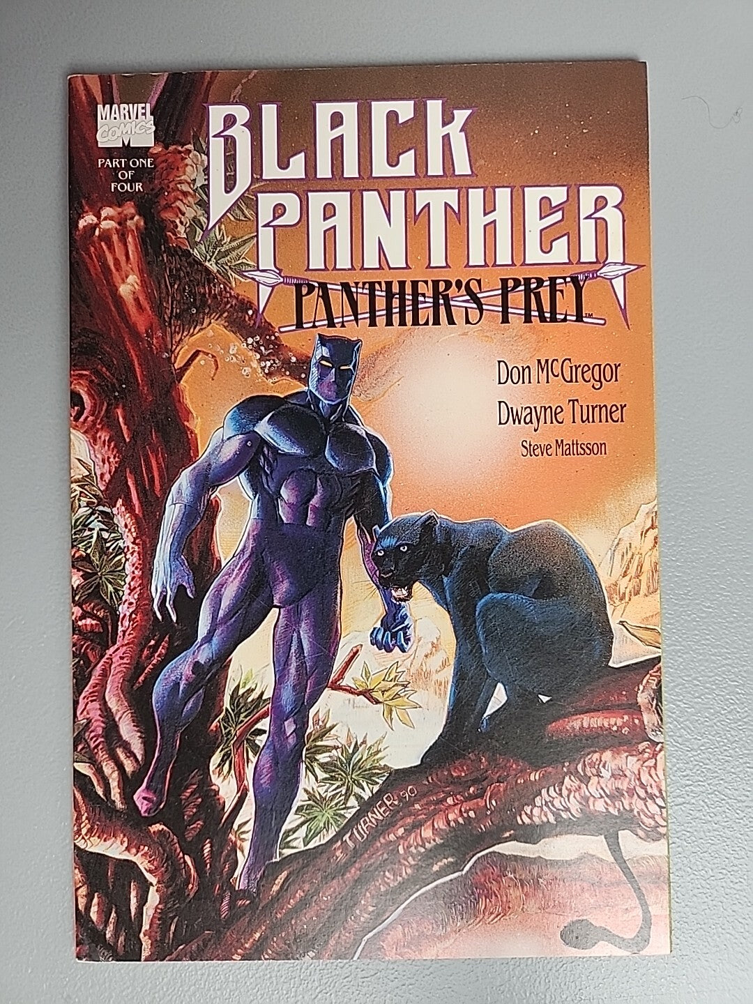 Black Panther Panther’s Prey #1,2,3,4 Marvel Comics 1991 Complete Set
