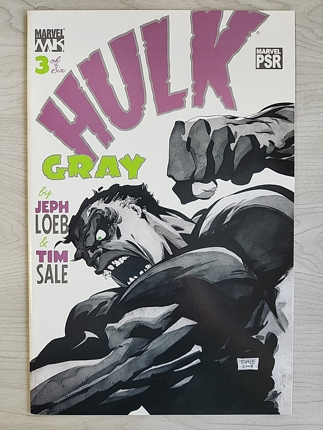 Hulk Gray #1-6 (2003) Complete Series Set Jeph Loeb Tim Sale Marvel Comics