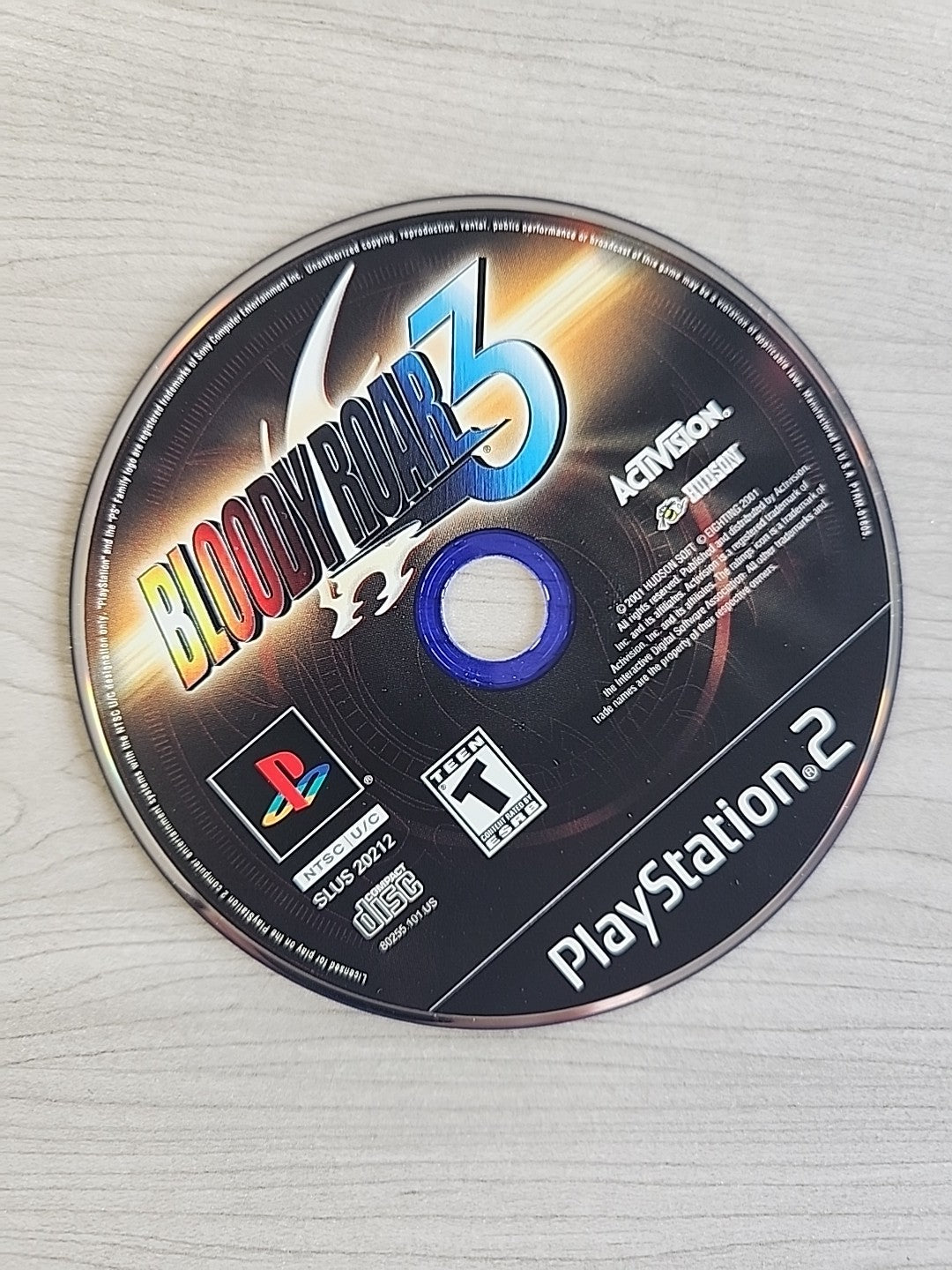 Bloody Roar 3 (Sony Playstation 2 PS2, 2001) - Complete w/ Manual - TESTED