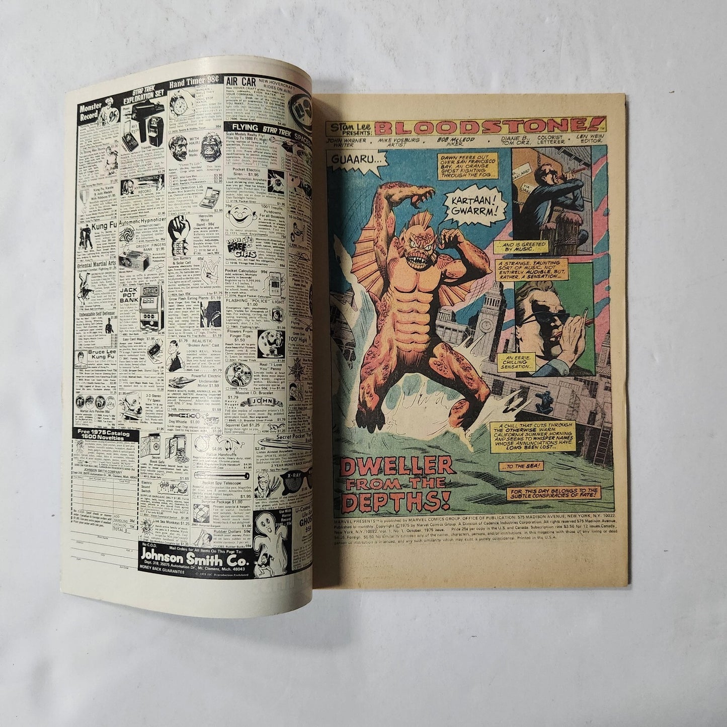 Marvel Presents #1 - 1st Appearance Ulysses Bloodstone - 6.5 FN+