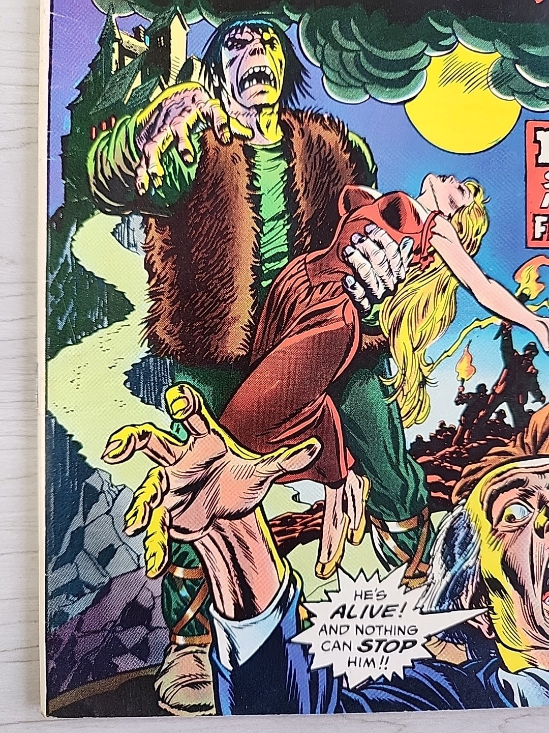 The FRANKENSTEIN Monster #10 Marvel Comics 1974 John Buscema FN/FN+