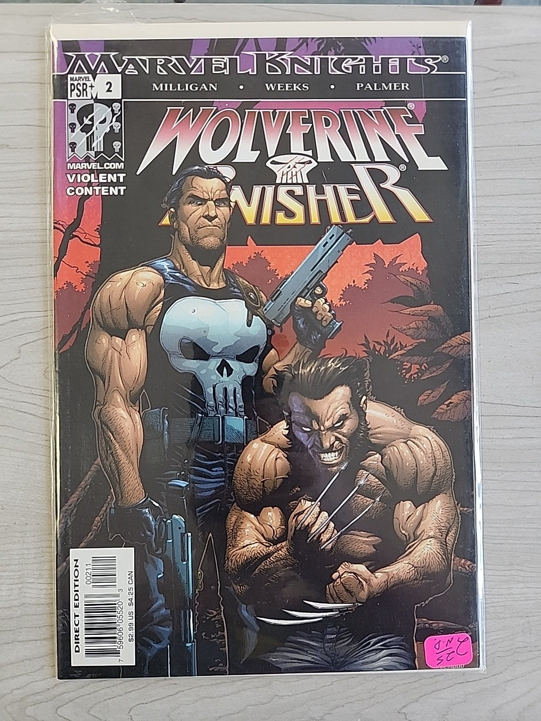 Marvel Knights: Wolverine Punisher #1-5 Milligan Lee Weeks 2004 Marvel Comics