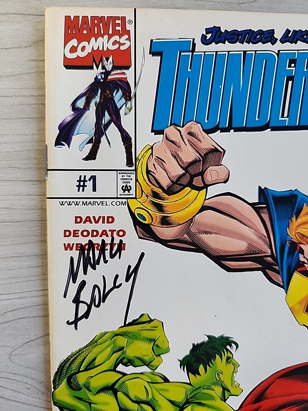 Thunderbolts Prelude #1 VF 1st App Reprints Incredible Hulk #449 American Ent Ex