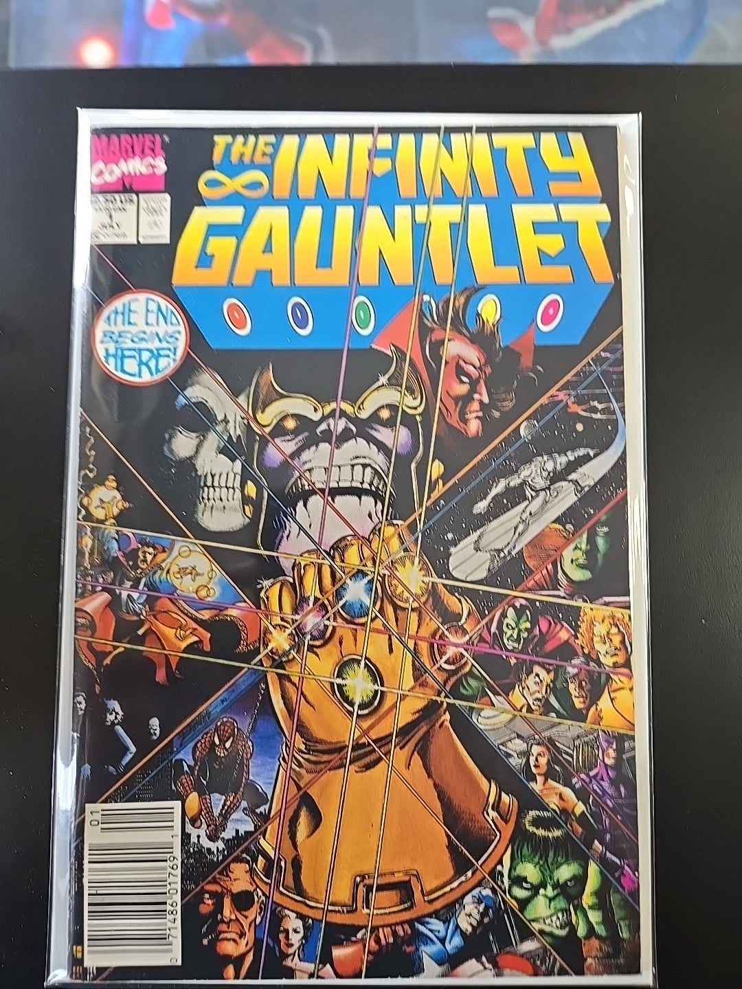 Infinity Gauntlet 1-6 Full Run , Newsstand Copies Of 1,3,4 & 5