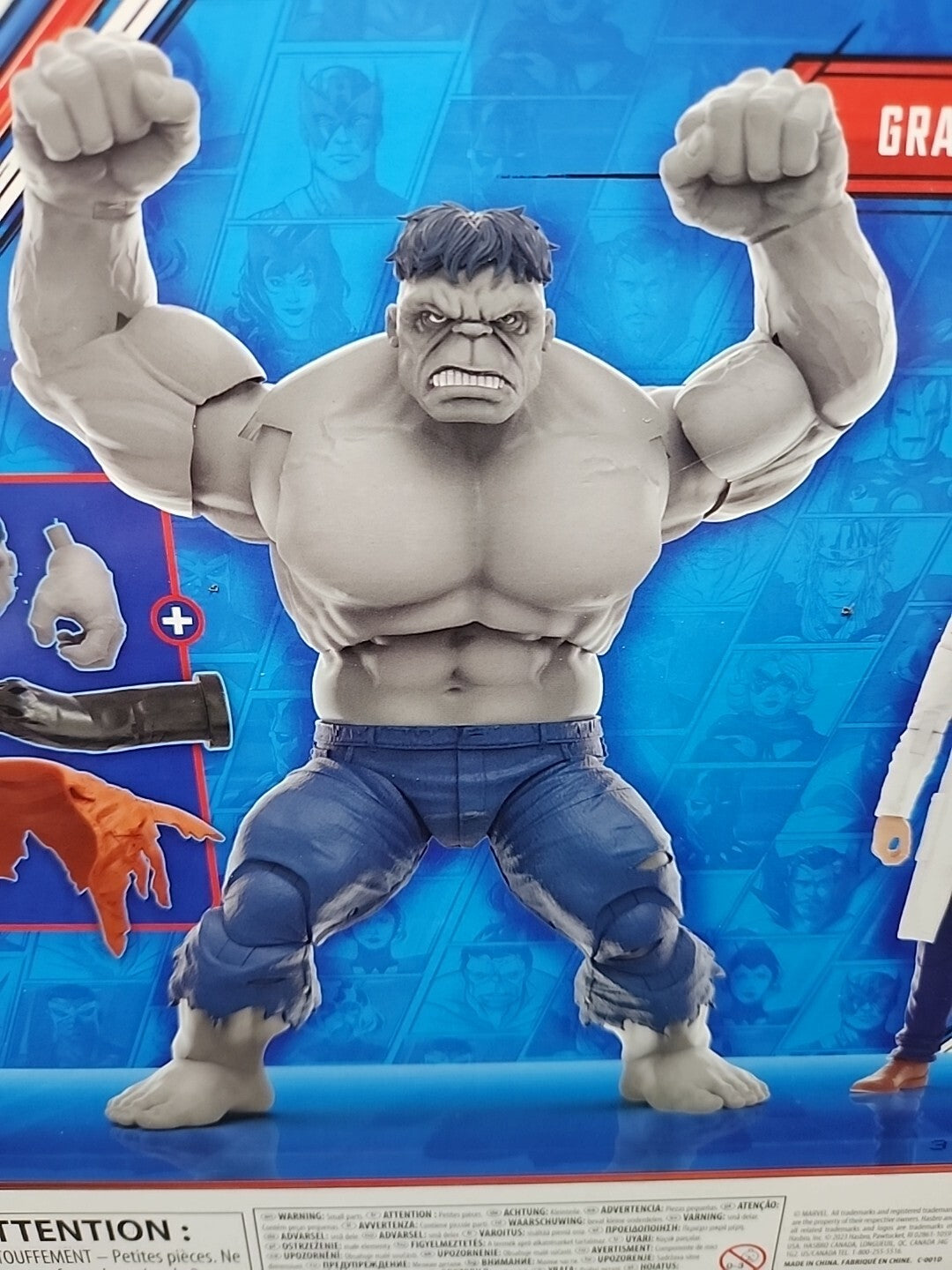 Hasbro Marvel Legends Series Gray Hulk & Dr. Bruce Banner, 6" Action Figures New