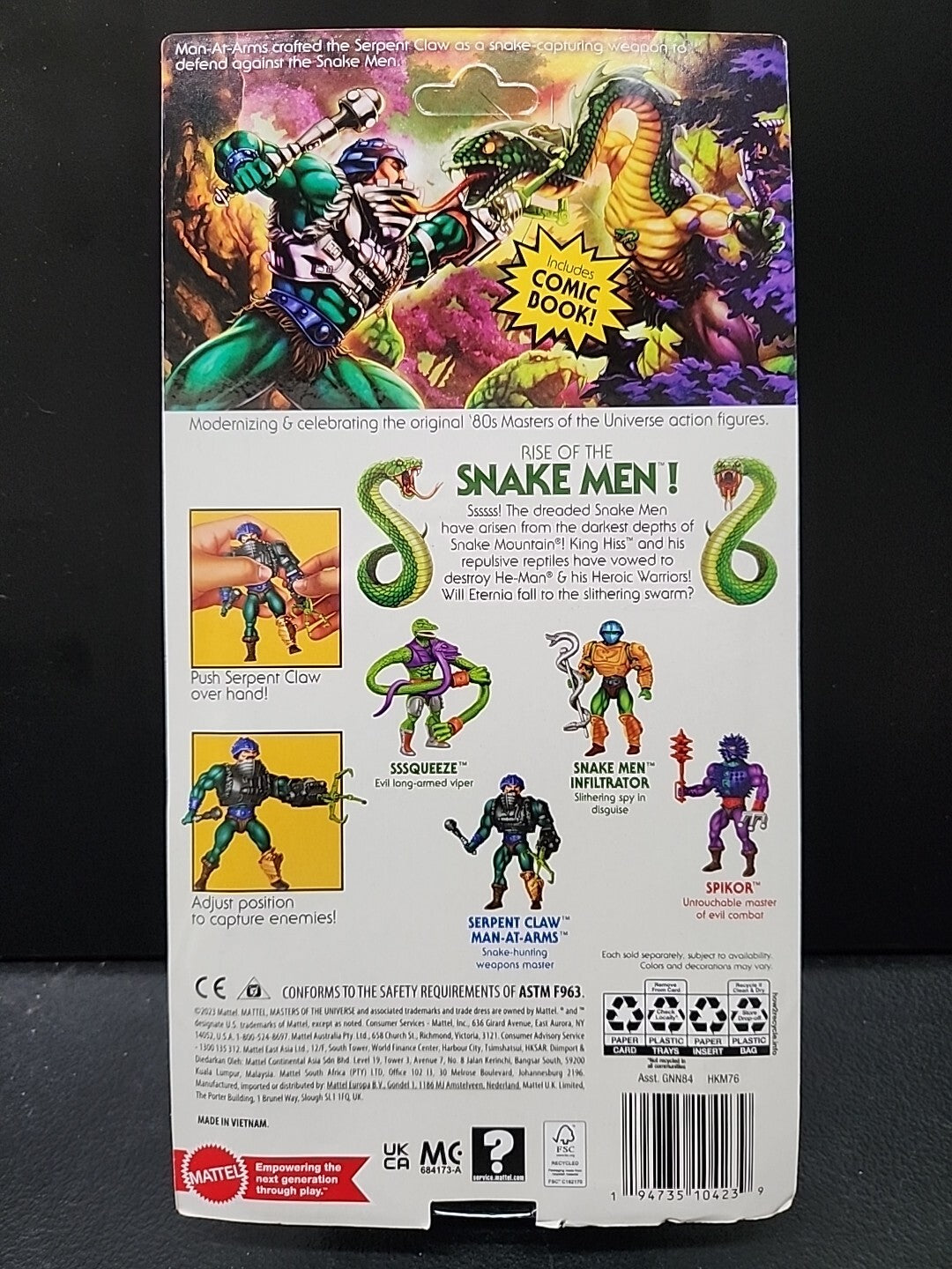 Masters of the Universe Origins MOTU Serpent Claw Man at Arms Action Figure New