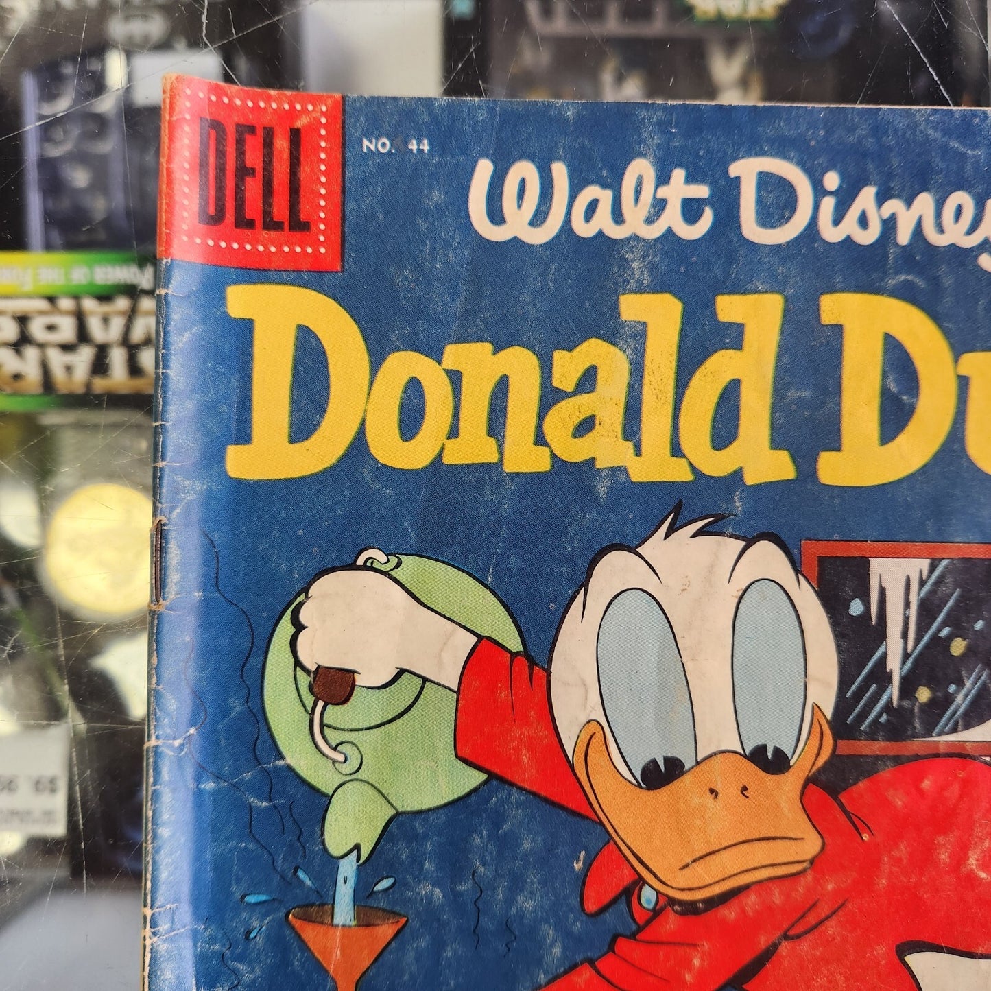 WALT DISNEY'S DONALD DUCK #44 Dell Comics 10 cent cover 1955 lower grade