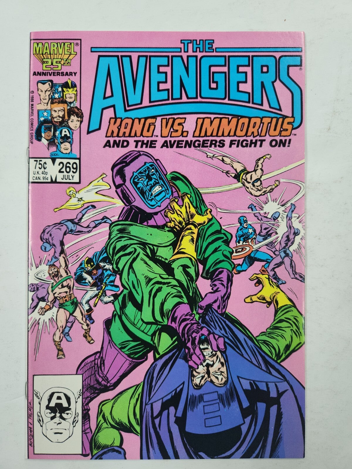 Avengers #269 (1986) KEY! Battle Of Kang Versus Immortus VF+