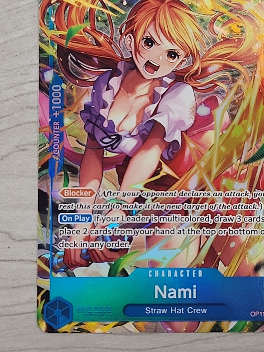 Nami (054) (Alternate Art) OP11-054 A Fist of Divine Speed Foil English Presale