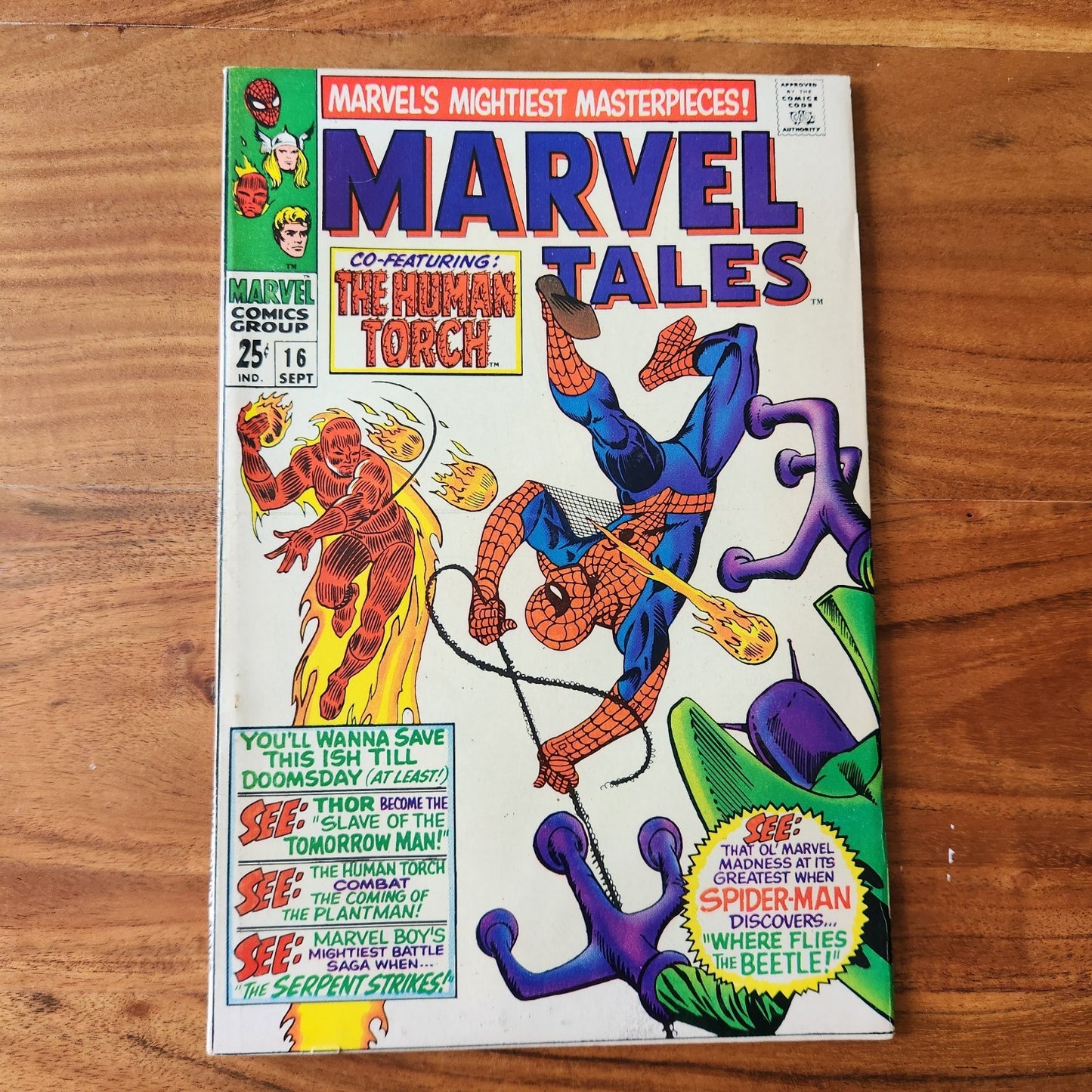Marvel Tales #16 Steve Ditko Spider-Man Human Torch Marvel Comics 1968 F 6.0