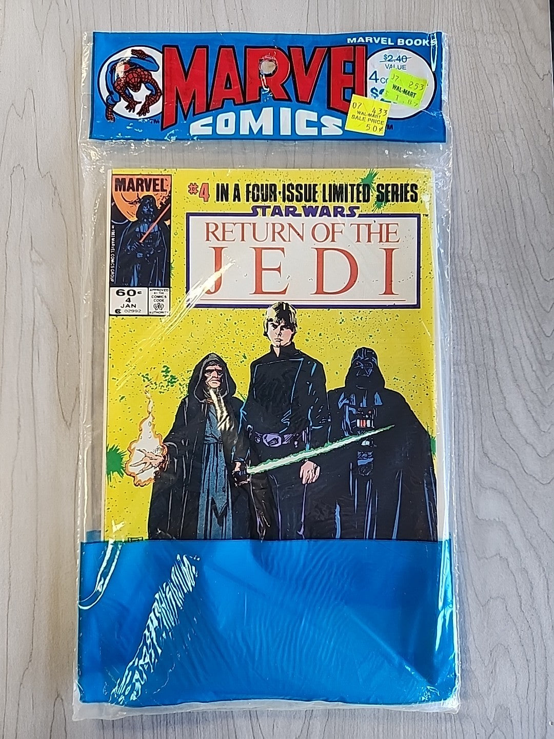 Star Wars Return Of The Jedi # 1‐4 Limited Series Set Sealed Polybag 1983 Marvel