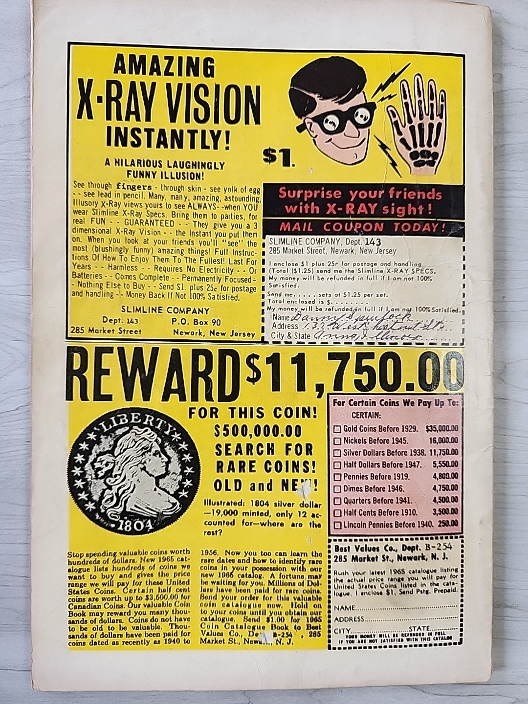 Marvel Tales King-Size Annual 2 G/VG Origins of X-Men Avengers Dr Strange 1965