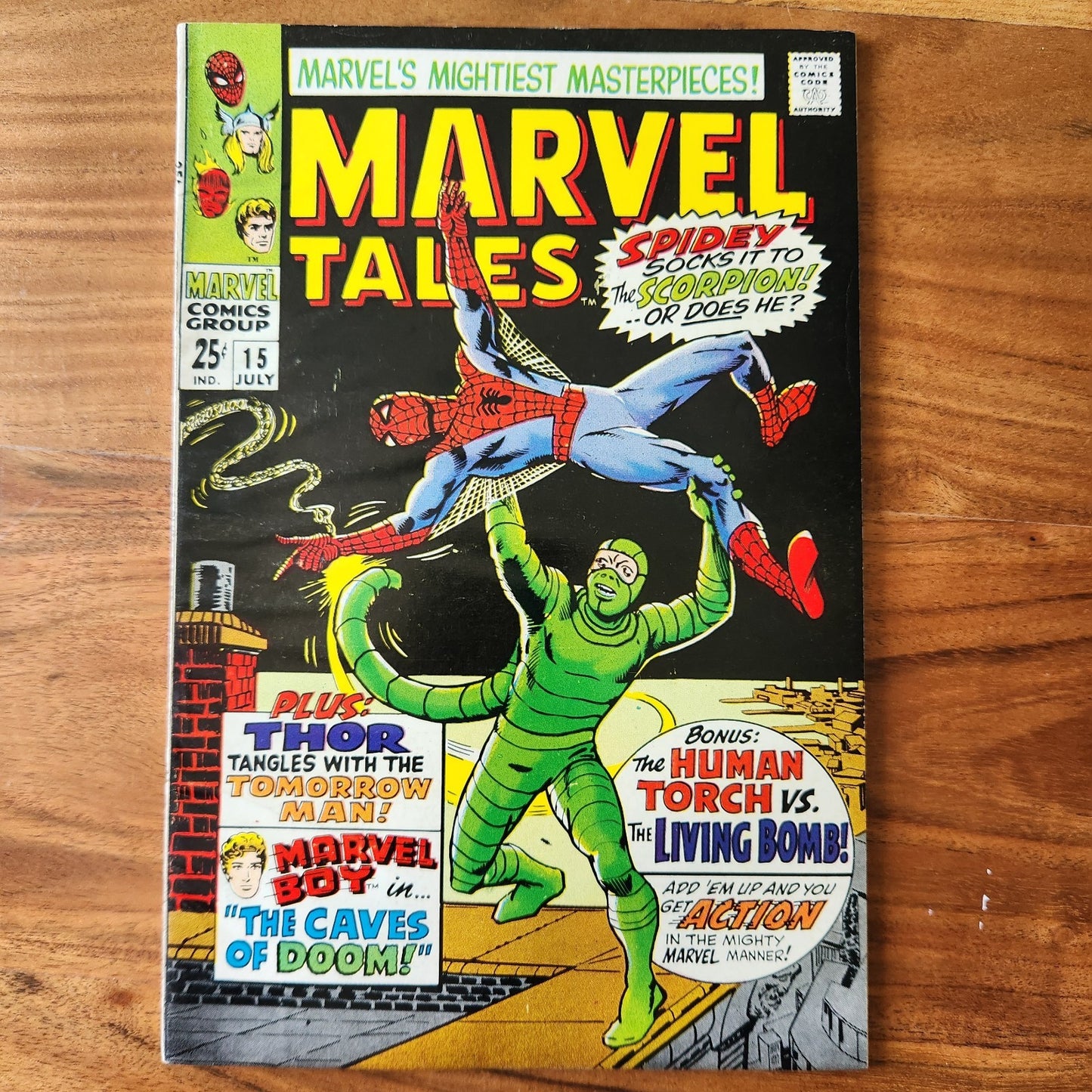 Marvel Tales 15 (July 1968) VF Reprints Amazing Spider-Man 20 1st Scorpion 🔑