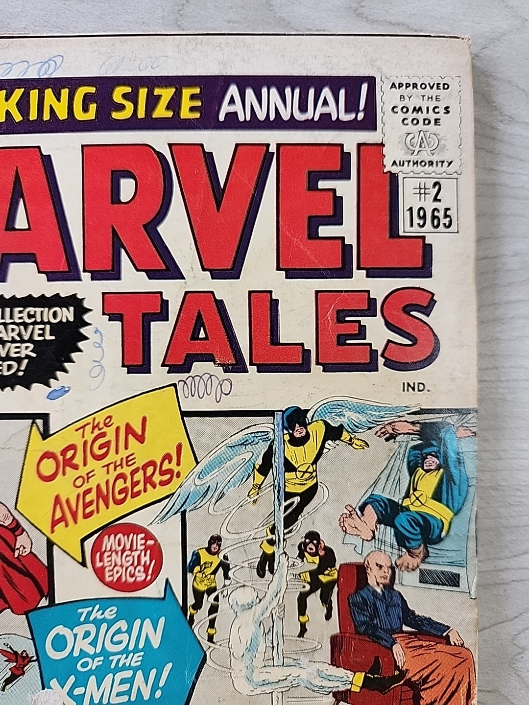 Marvel Tales King-Size Annual 2 G/VG Origins of X-Men Avengers Dr Strange 1965