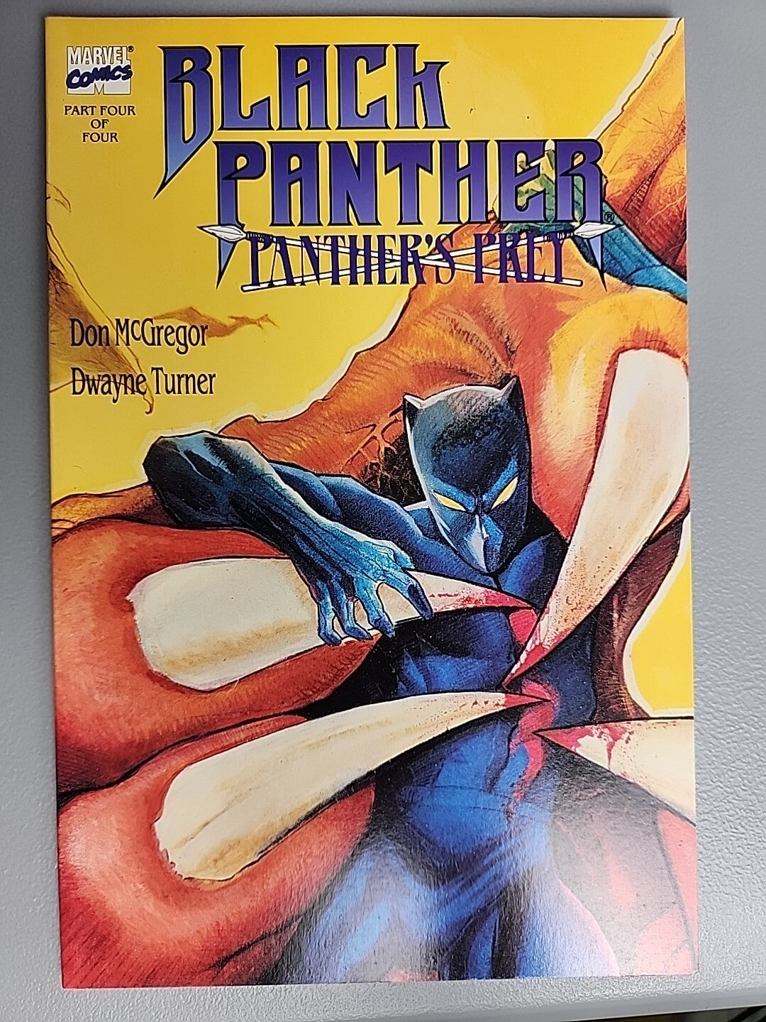 Black Panther Panther’s Prey #1,2,3,4 Marvel Comics 1991 Complete Set