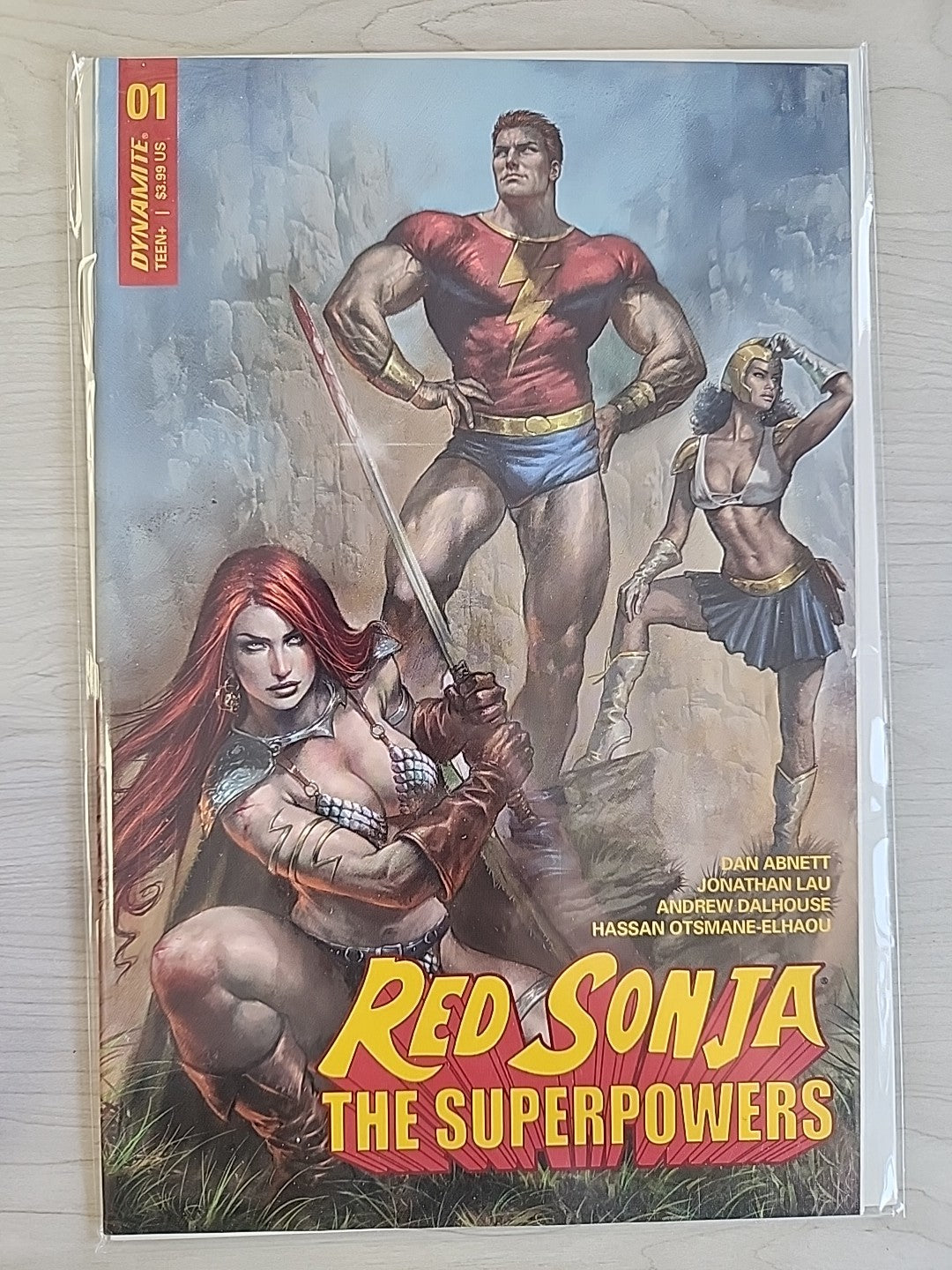Red Sonja The Superpowers #1-5 Complete Series Lot NM Dynamite Parillo Covers