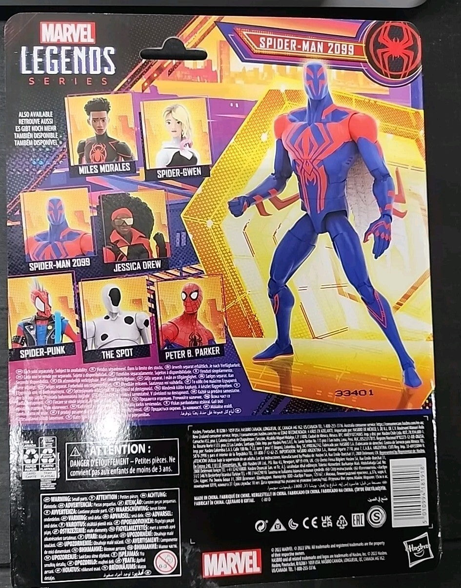 Marvel Legends - Across the Spider-Verse - Spider-Man 2099 Figure - Sealed