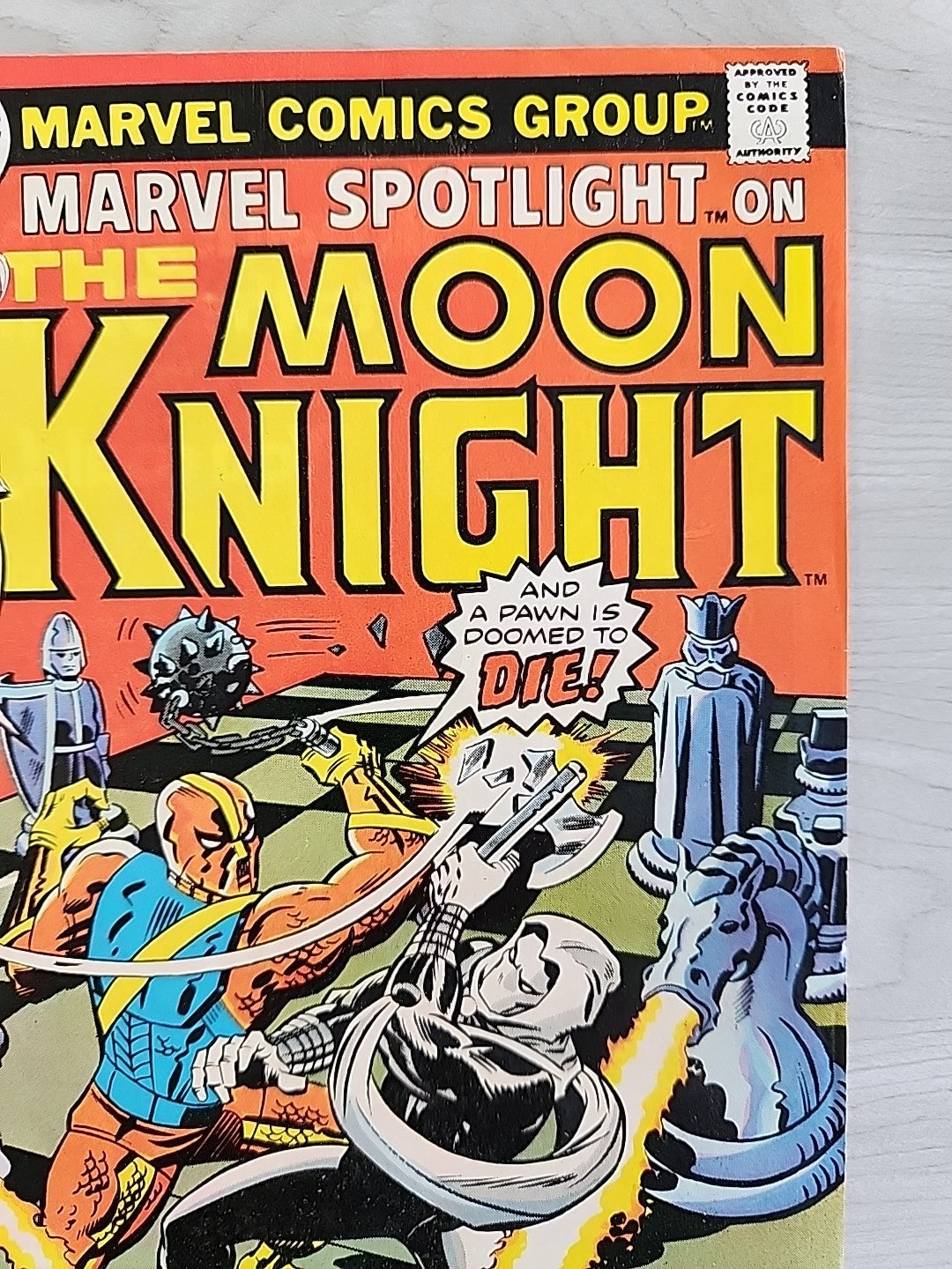 Marvel Spotlight 29 2nd Solo Moon Knight Jack Kirby Cover Marvel Comics 1976 VF