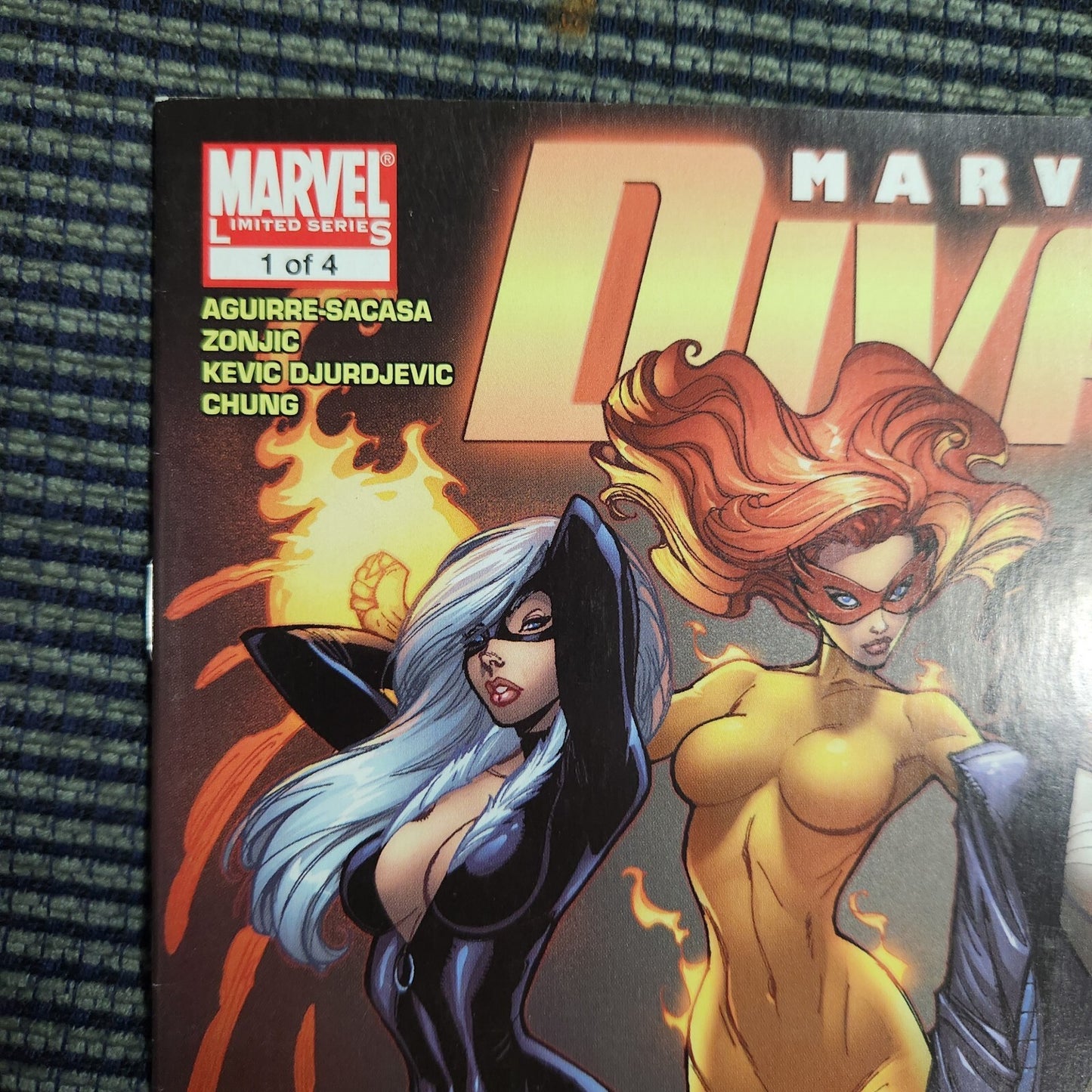 Marvel Divas 1 J. Scott Campbell Cover Black Cat Monica Rambeau Firestar Hellcat