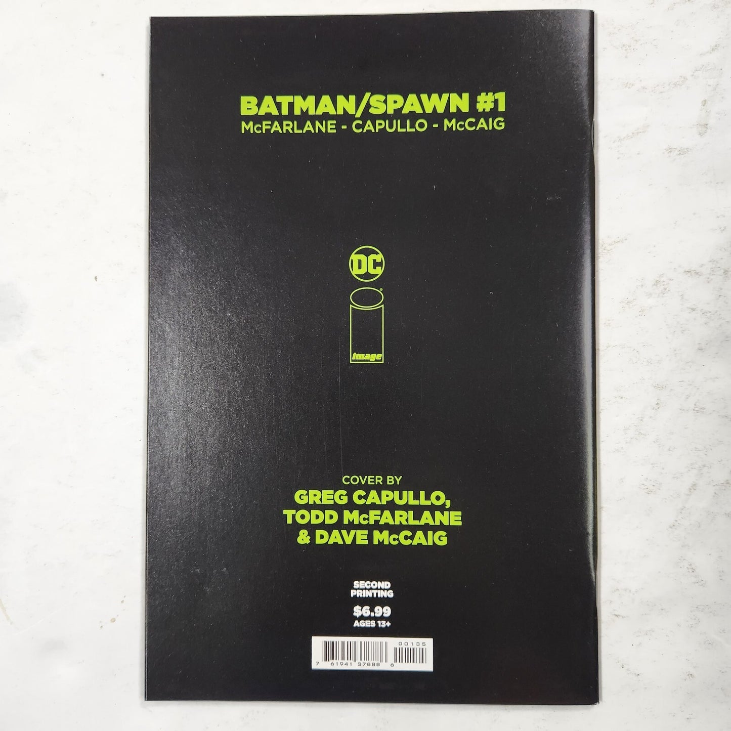 BATMAN/SPAWN #1 (2023) GREG CAPULLO 2ND PRINT VARIANT SET