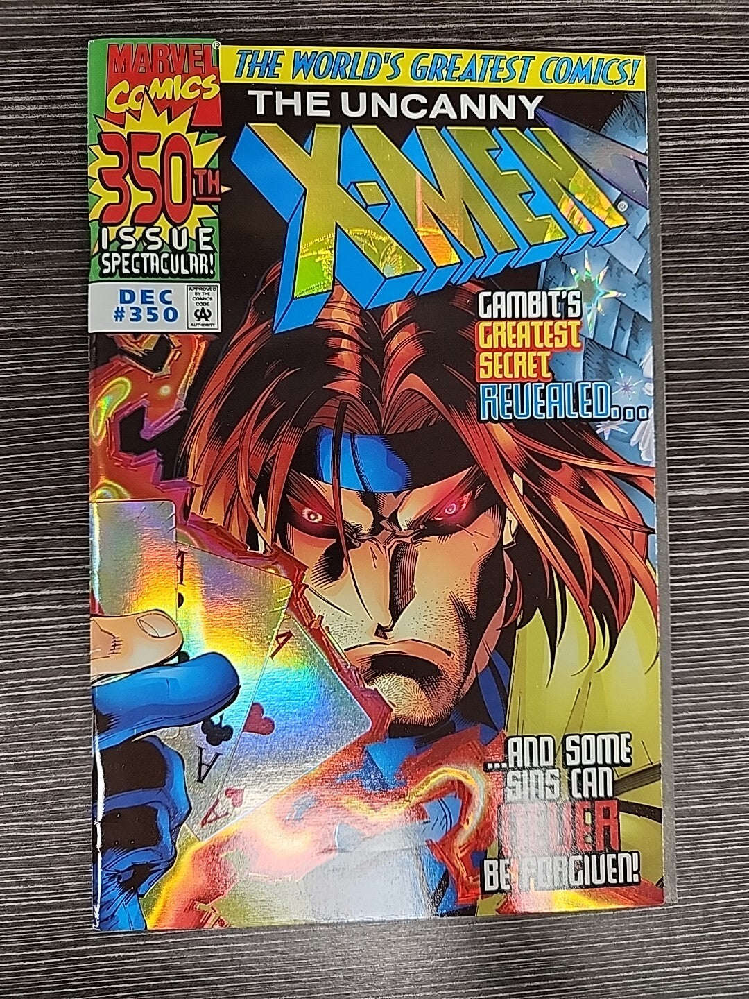 The Uncanny X-Men #350 (Marvel Comics December 1997) Foil Deluxe Edition Variant