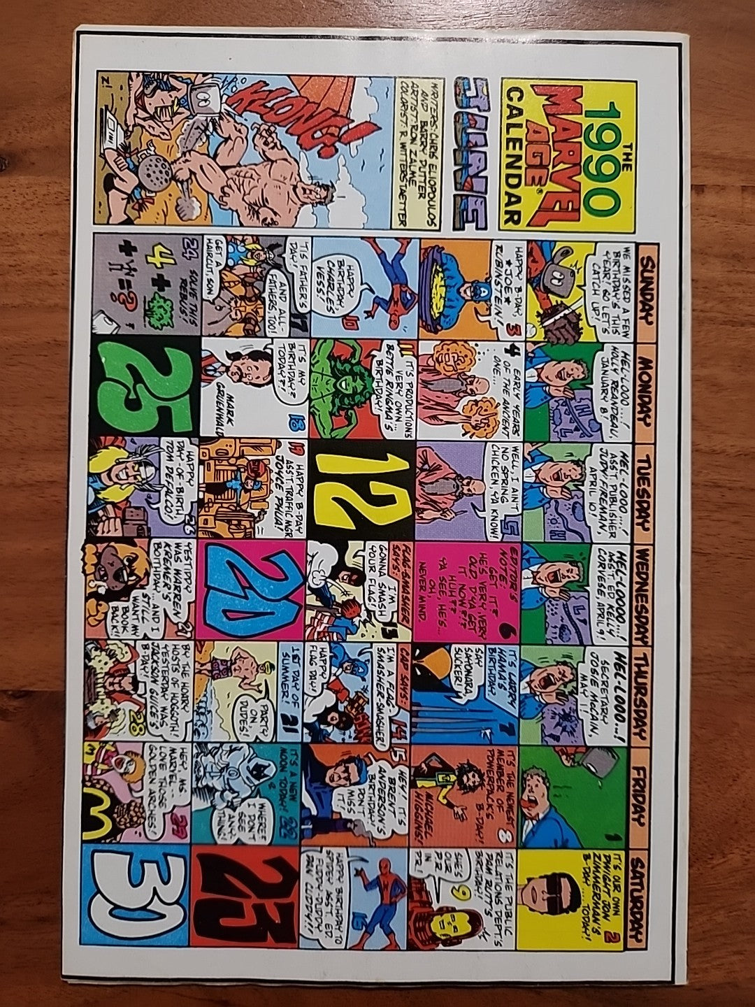 MARVEL AGE #90 (Marvel, 1990) Jim Lee McFarlane Spider-Man Cover VF/NM
