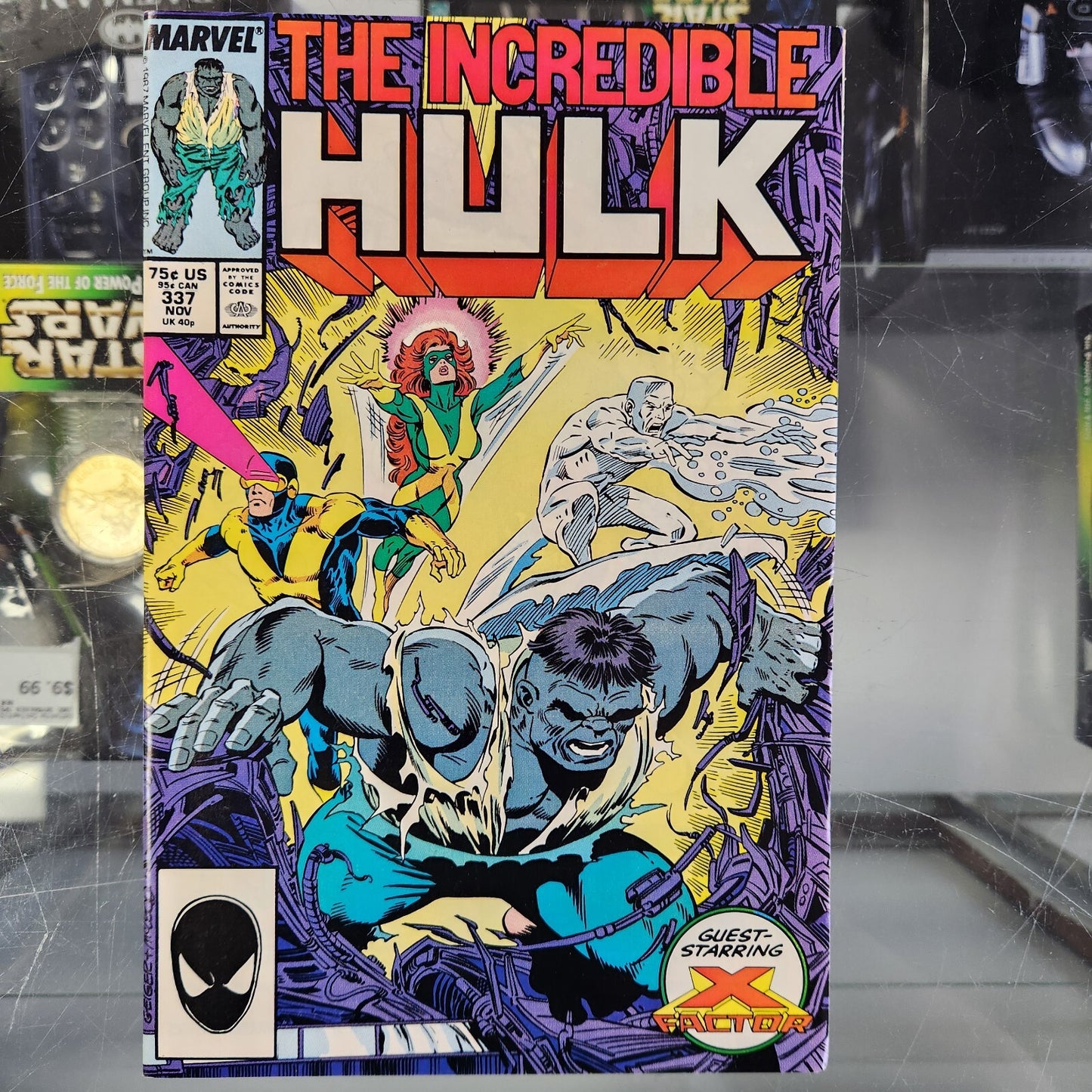 The Incredible Hulk #337 1987 Marvel Comics X-Factor App FN/VF
