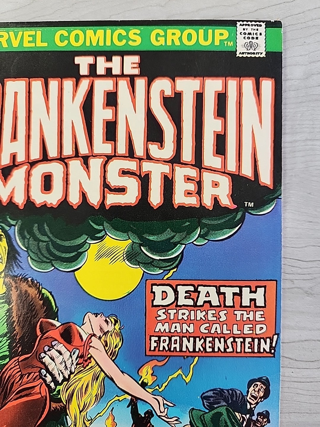 The FRANKENSTEIN Monster #10 Marvel Comics 1974 John Buscema FN/FN+