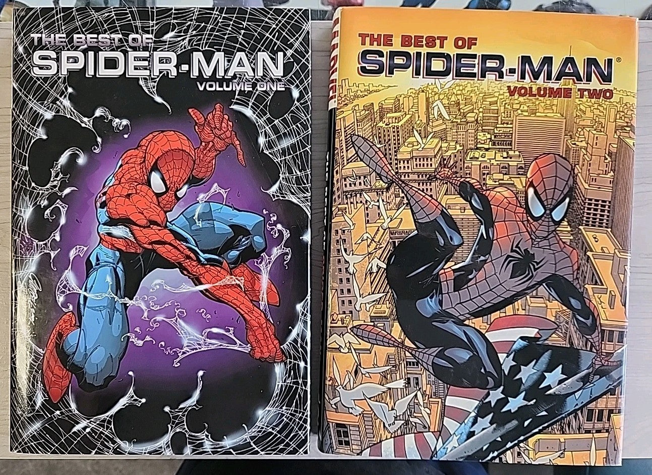 Best of Spider-Man Vol 1 & 2 (Marvel Comics Hardcover, 2003) Lot Of 2