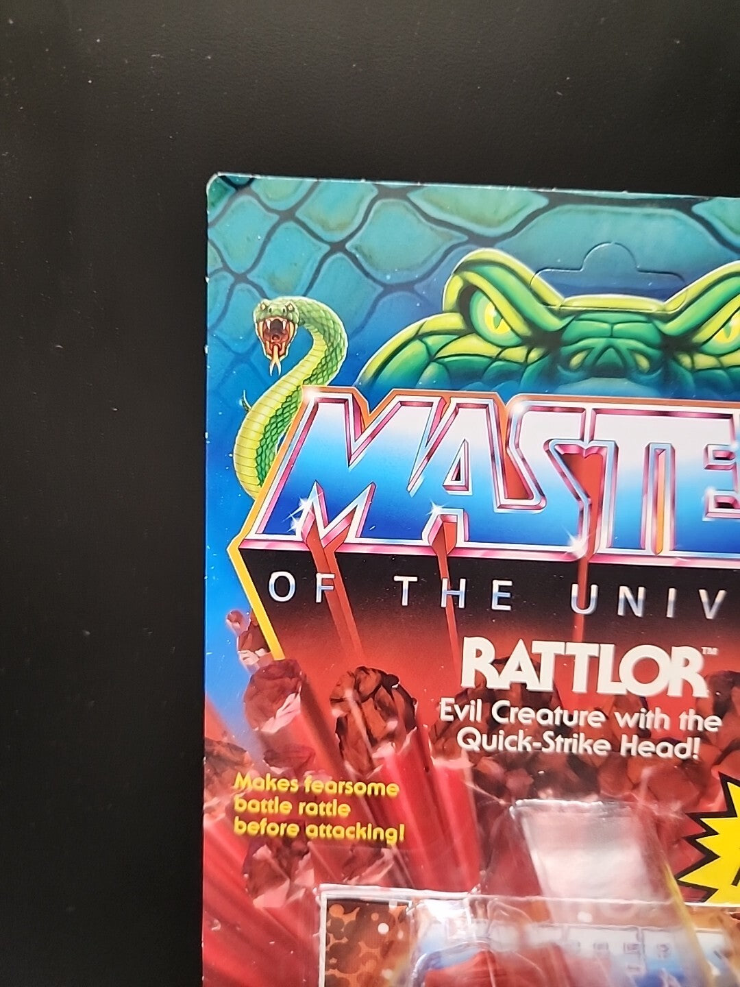 Masters Of The Universe Origins Rattlor 6" Retro Action Figure Unpunched MOTU