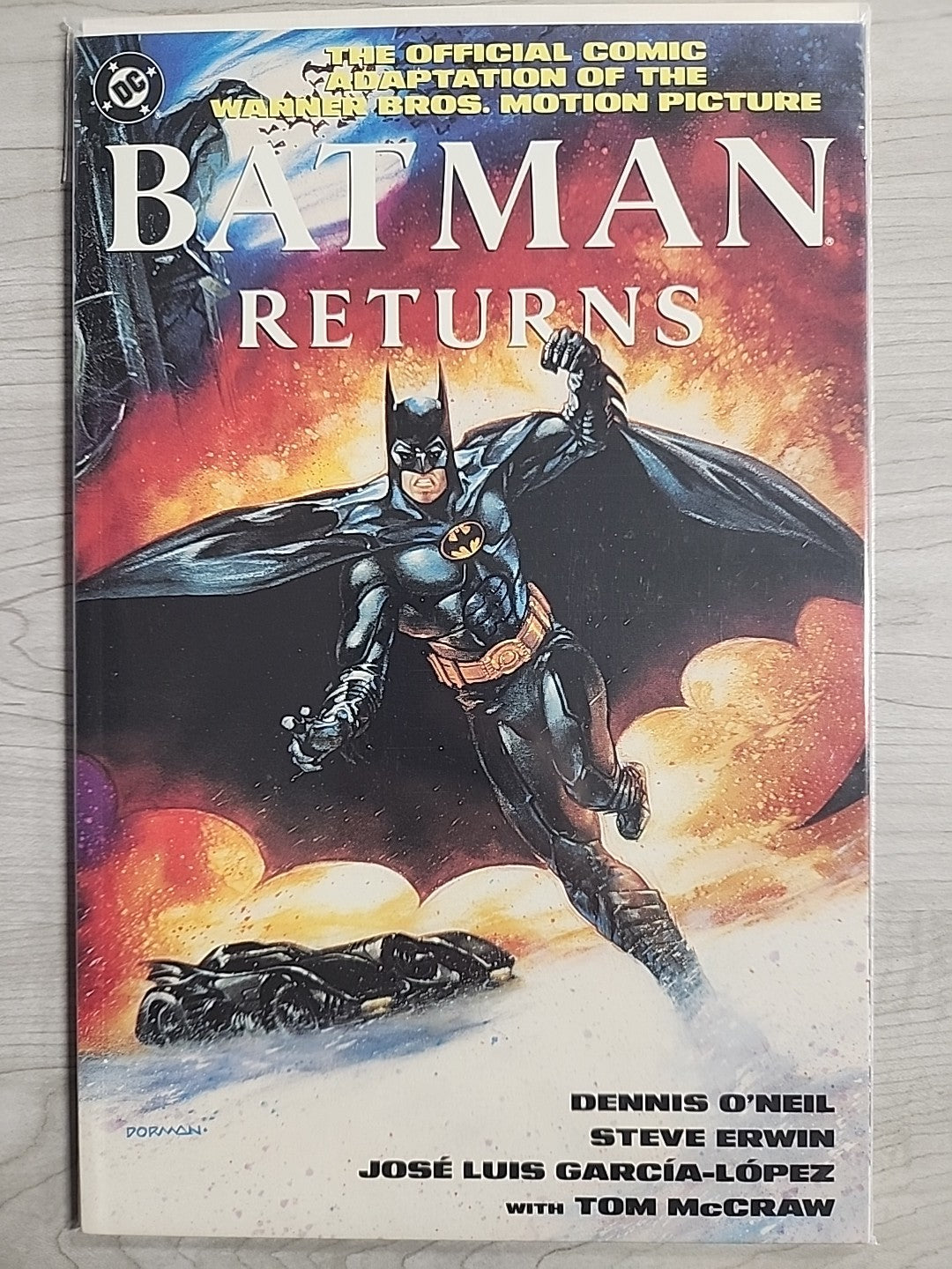 DC Comics Batman Official Comic Adaptations of 1989 Returns Forever & Robin Lot