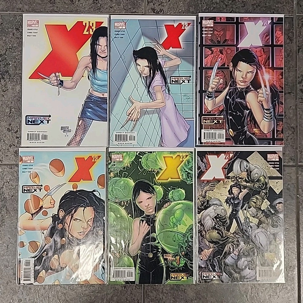 X-23 #1 2 3 4 5 6 (2005) Kyle Yost Marvel Next Comics Lot 1-6 Run Set NM