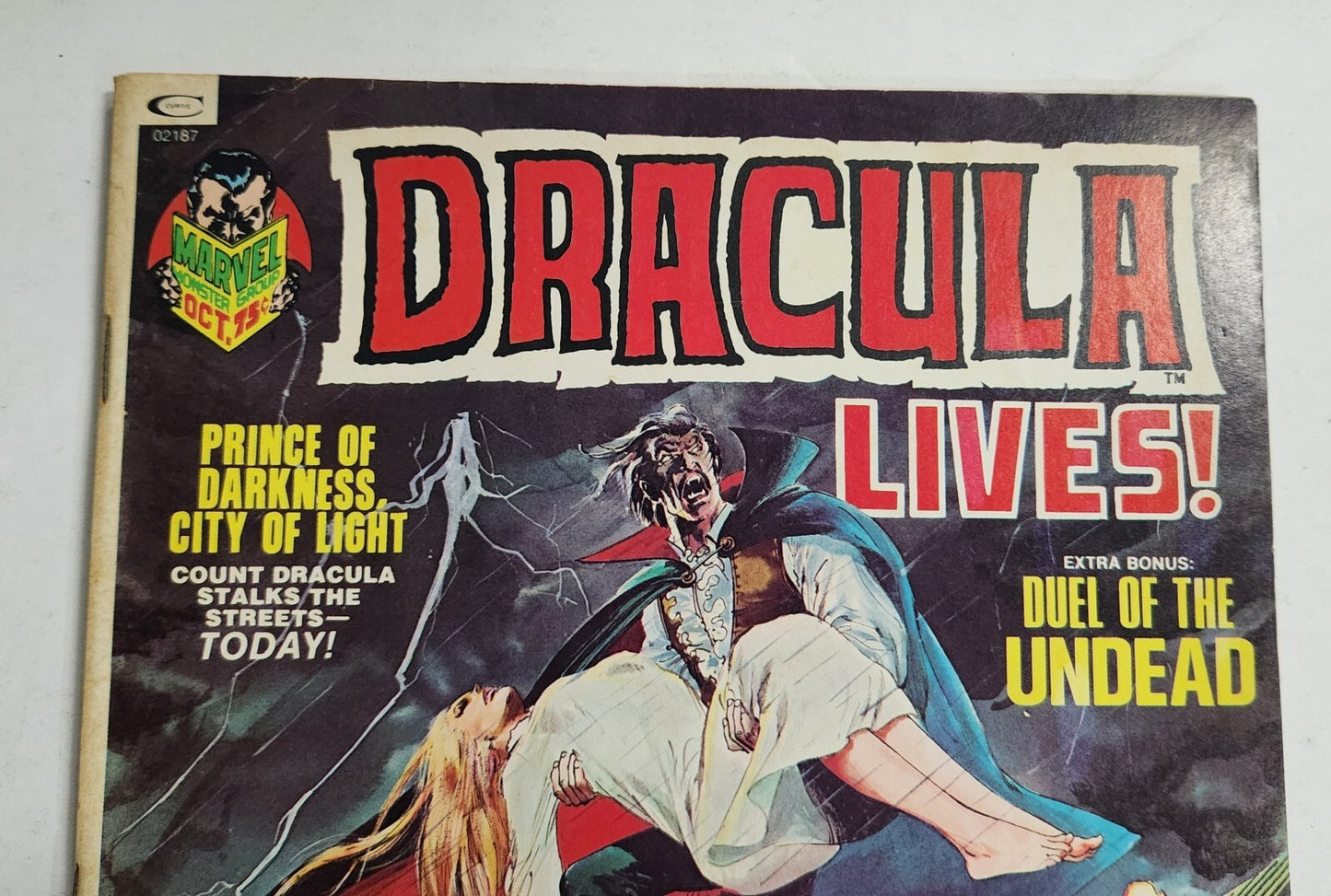 Marvel Monster Group Dracula Lives #3 1st Soloman Kane, Neal Adams cover