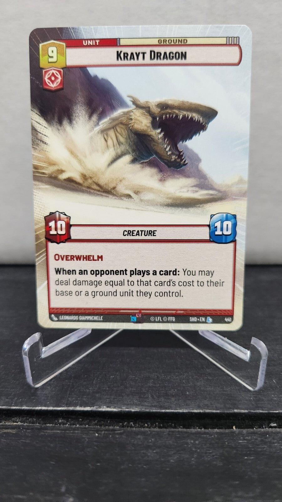 Krayt Dragon (Hyperspace) Star Wars Unlimited Shadows of the Galaxy Legendary