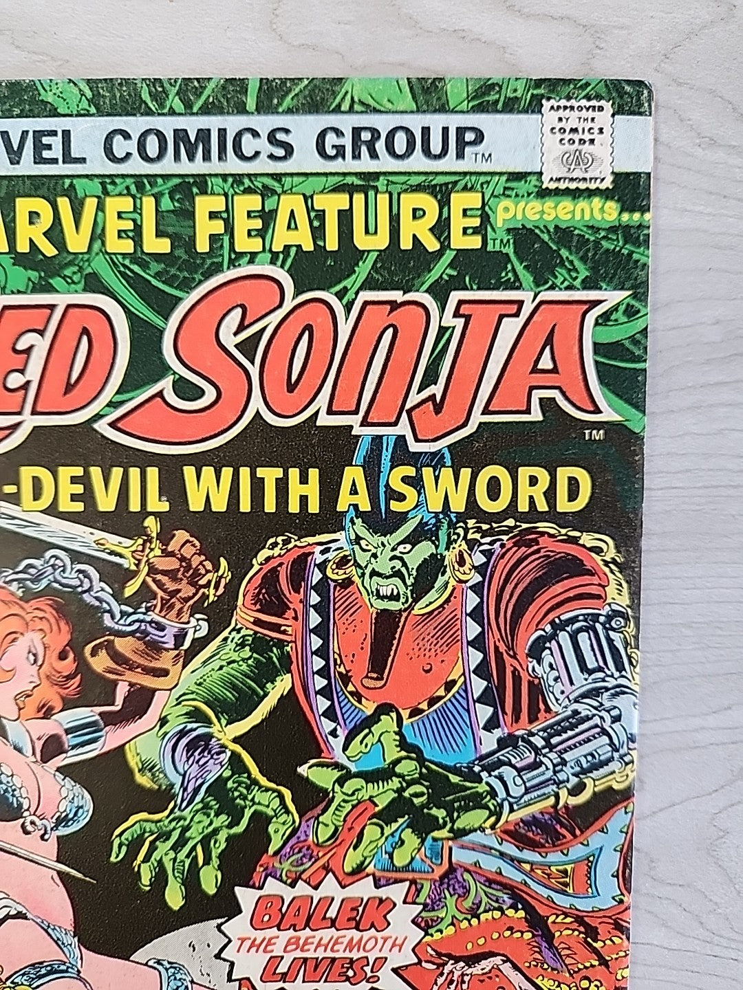 Marvel Feature 1-7 COMPLETE Series Frank Thorne Red Sonja 1 2 3 4 5 6 7 Conan