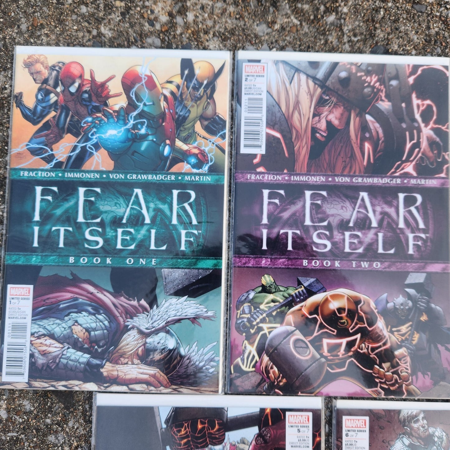 Marvel: Fear Itself Vol. 1 (2011) #1-7 Complete Set