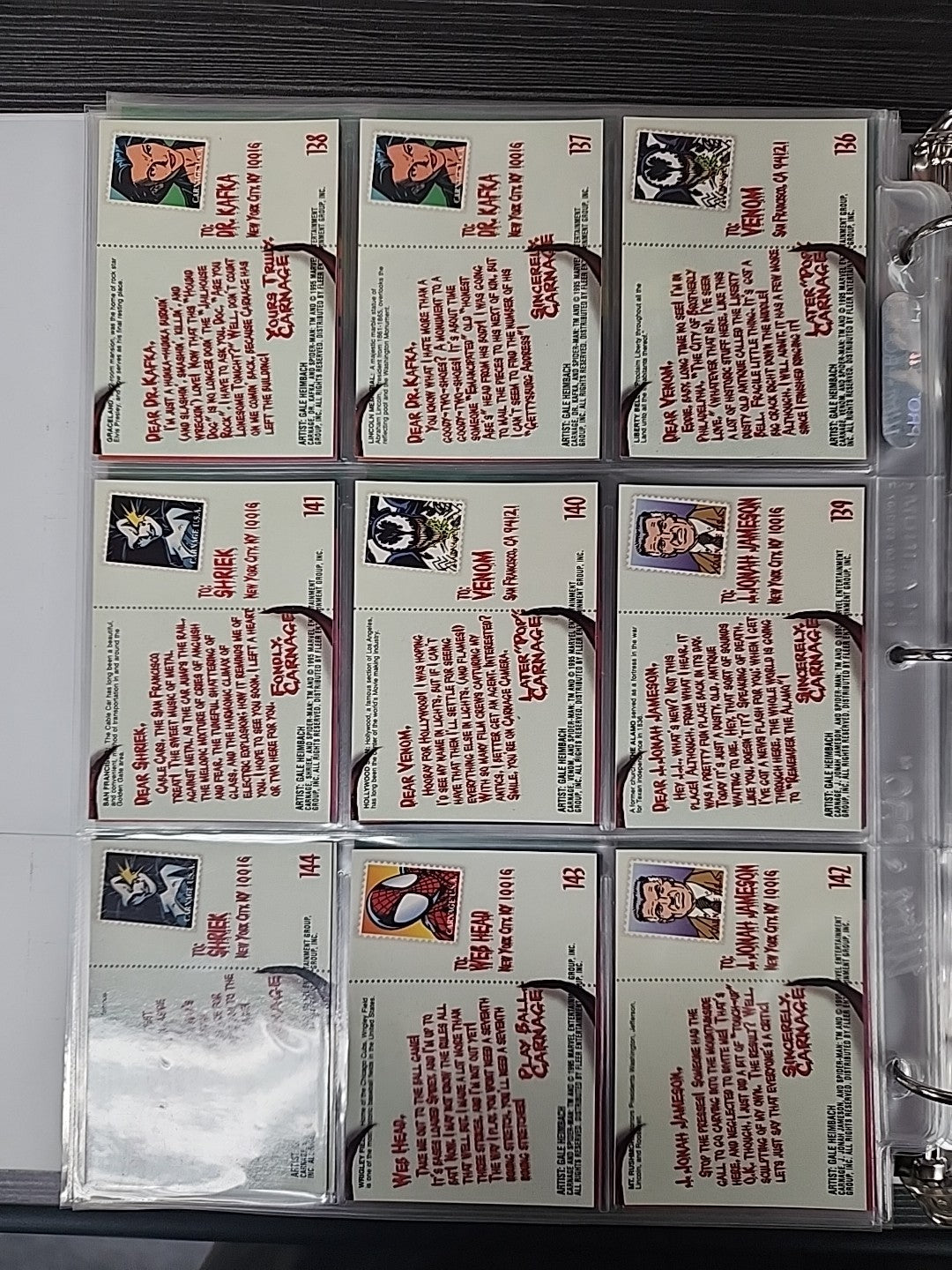 1995 Fleer Ultra Spider-Man: Complete Base Set w/ All Inserts 185 Cards