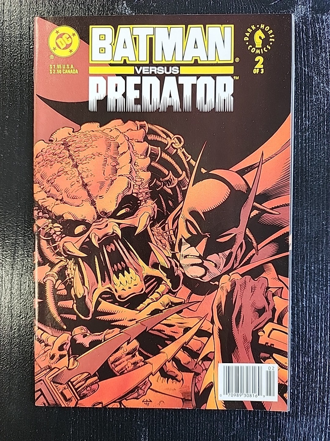 Batman vs Predator 1-3 (DC, Dark Horse, 1991) Newsstand Set Lot Of 3 Complete