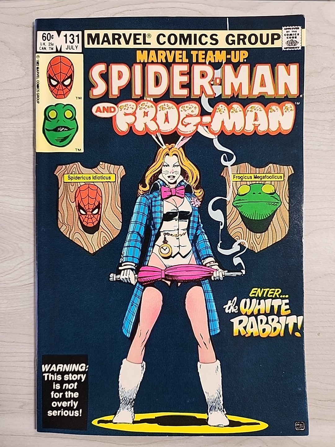 MARVEL TEAM-UP #131 Marvel Comics 1984 1st White Rabbit High Grade Copy