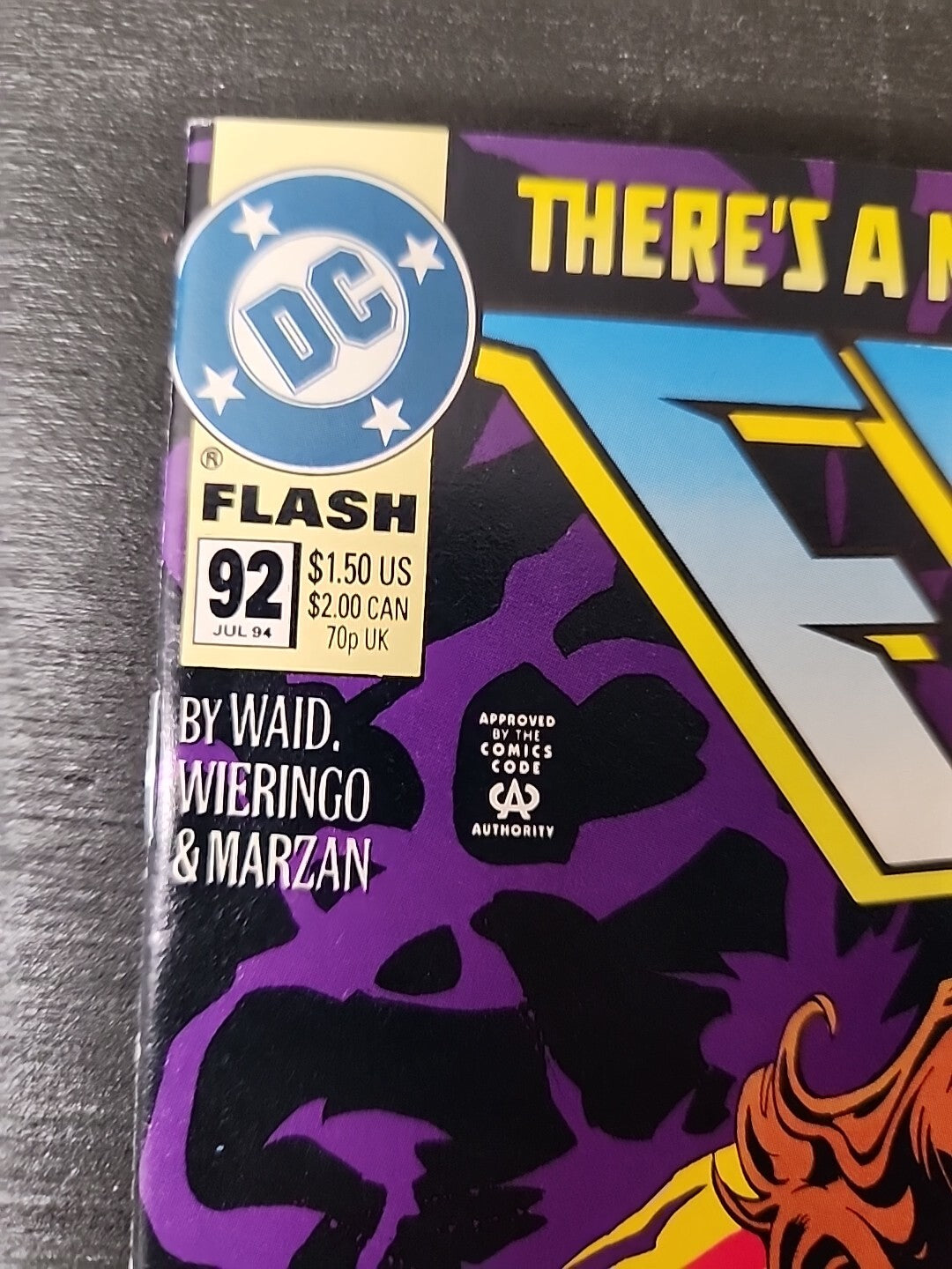 Flash #92 1st Full Appearance Of Impulse 1994 DC Comics DCEU VF+/NM