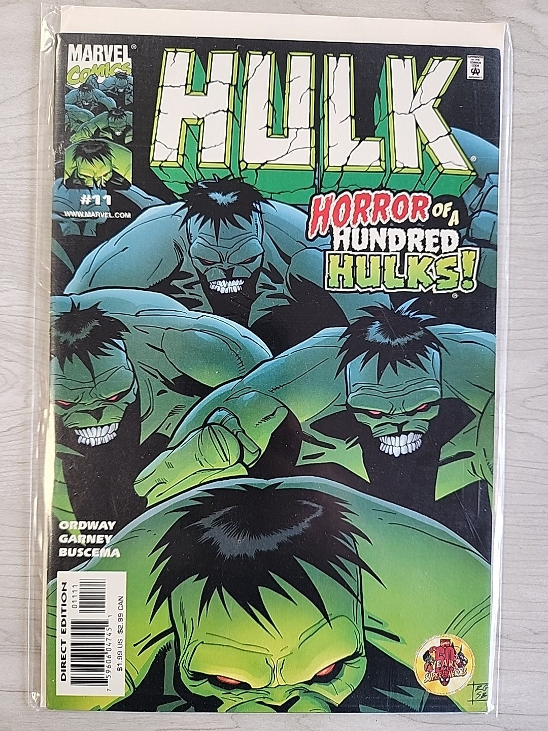 Hulk #1-11 Marvel Comics 1999 Byrne Garney Complete Run VF/NM Lot Of 11 Comics