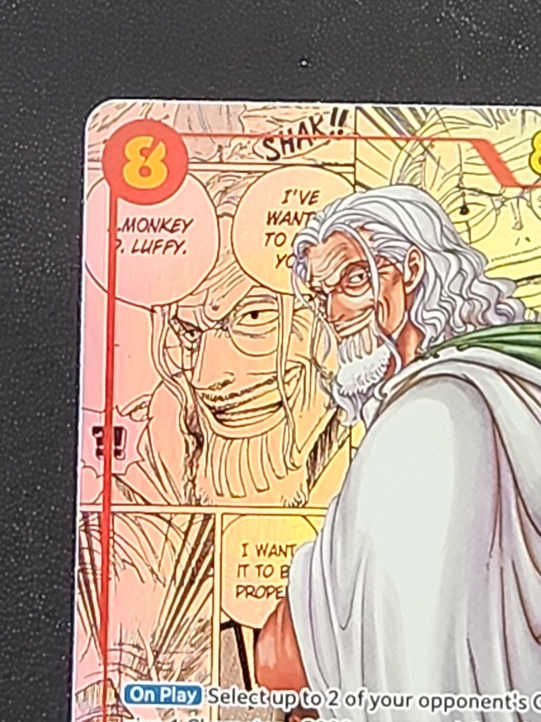 One Piece Silvers Rayleigh Manga SEC Parallel Alt Art Op08-118 English