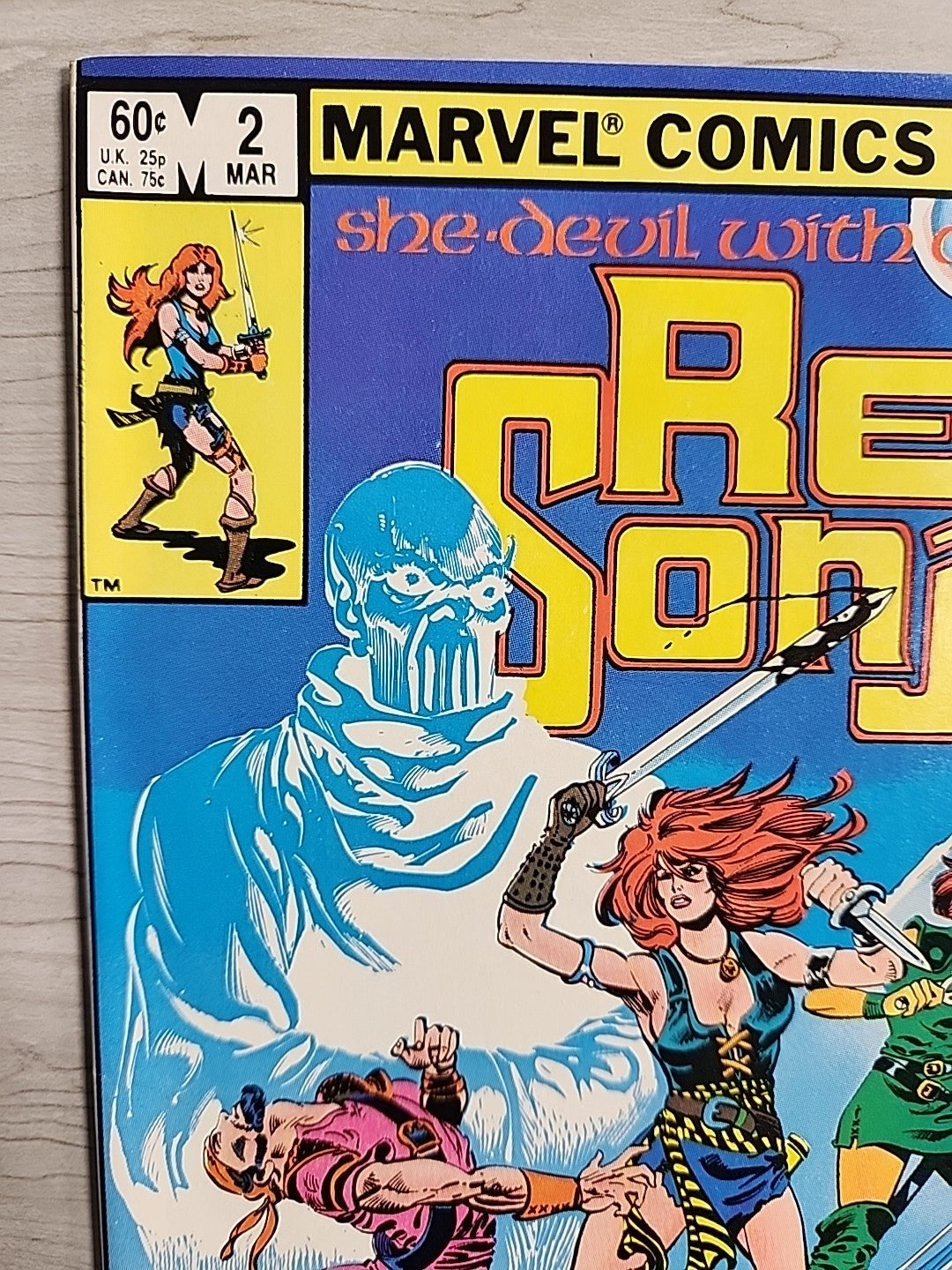 Red Sonja Vol. 2 #1, #2 (MARVEL Comics 1982) VF/NM She-Devil With A Sword