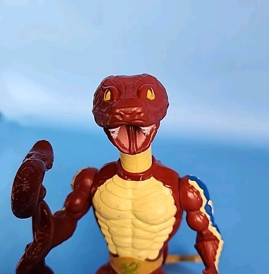 Vintage MOTU Rattlor 100% Complete Masters Of The Universe 1984 Yellow Neck