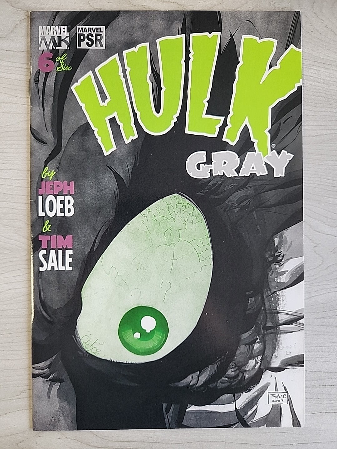 Hulk Gray #1-6 (2003) Complete Series Set Jeph Loeb Tim Sale Marvel Comics